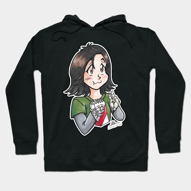 Popcorn Alita Hoodie by KranberriJam